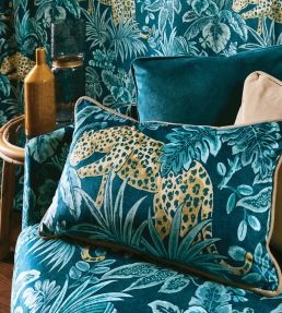 Leopard Fabric by Prestigious Textiles Indigo