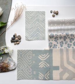 Leopard Spot Fabric by Titley and Marr Paprika & Rose