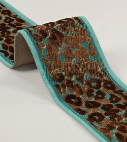 Leopard Velvet Braid Trimming by Romo Aruba