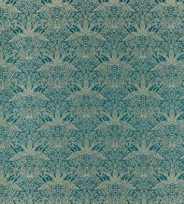 Leopardo Fabric by Clarke & Clarke Kingfisher