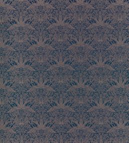 Leopardo Fabric by Clarke & Clarke Midnight/Copper