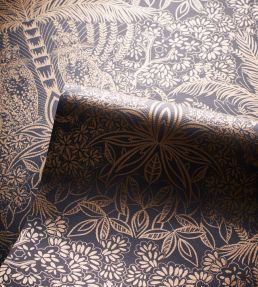 Leopardo Wallpaper by Clarke & Clarke Antique/Noir