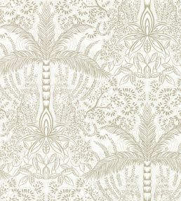 Leopardo Wallpaper by Clarke & Clarke Gold/Ivory