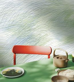 Lepo Wallpaper by Marimekko Blue/Green
