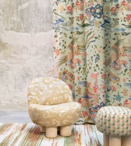 Les Reveries Fabric by Lelievre Indigo