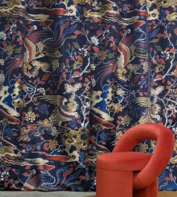 Les Reveries Fabric by Lelievre Indigo