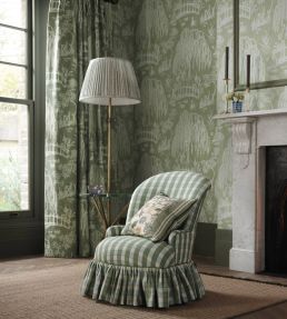Les Saules Wallpaper by Nina Campbell Beige
