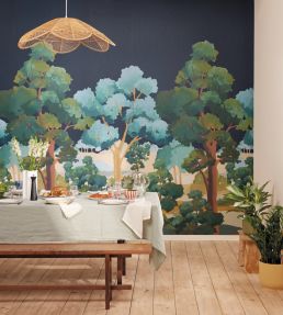L'ete Indien Mural by Caselio Noir