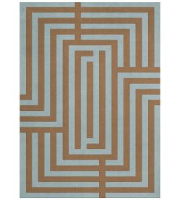 Layered Letters rug Teal Umber LETTL180270 Teal Umber