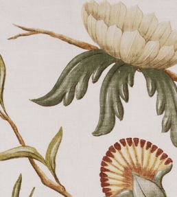 Adam's Eden Fabric by Lewis & Wood Ivory