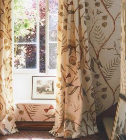 Adam's Eden Fabric by Lewis & Wood Taupe