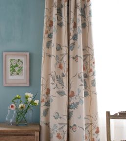 Floreat Fabric by Lewis & Wood Sienna