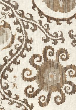 Oxus Fabric by Lewis & Wood Greige