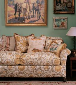Oxus Fabric by Lewis & Wood Corn