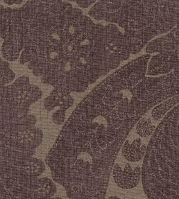 Nantes Overdye Fabric by Lewis & Wood Plum/Salmon