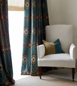 Nikita Fabric by Lewis & Wood Marina