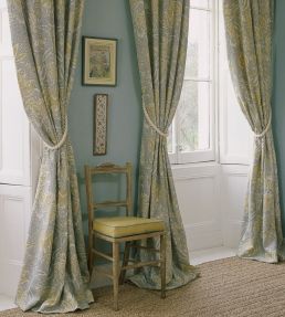 Wykeham Fabric by Lewis & Wood Spring Green
