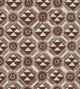 Monochrome Fabric by Lewis & Wood Mulberry