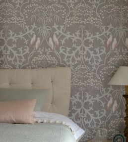 Bella Wallpaper by Lewis & Wood Smoke
