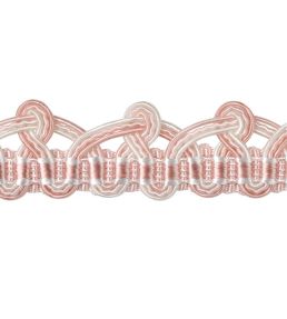 Lezardes Embellished Gimp 18mm Trimming by Houles Rose Poudre