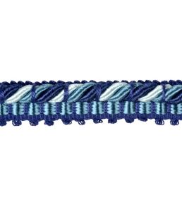 Lezardes Gimp 14mm Trimming by Houles Bleu de Prusse