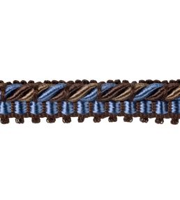 Lezardes Gimp 14mm Trimming by Houles Brun Abysse