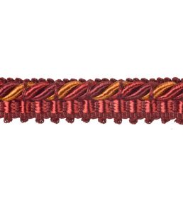 Lezardes Gimp 14mm Trimming by Houles Grenat