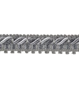 Lezardes Gimp 14mm Trimming by Houles Gris Metal