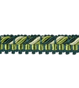 Lezardes Gimp 14mm Trimming by Houles Vert Cobalt