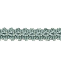 Lezardes Straight Gimp 11mm Trimming by Houles Bleu Lagon