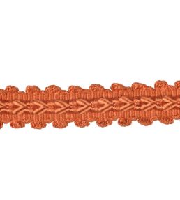 Lezardes Straight Gimp 11mm Trimming by Houles Orange