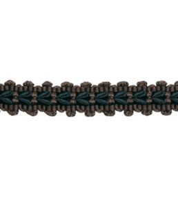 Lezardes Straight Gimp 11mm Trimming by Houles Tabac