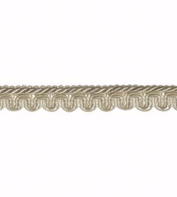 Lezardes Thin Gimp 10mm Trimming by Houles Blanc Hermine
