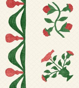 Libertyville Fabric by Lewis & Wood Poppy Leaf