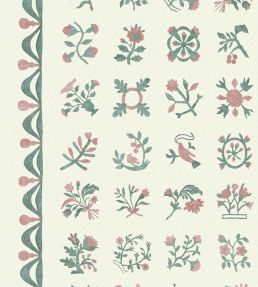 Libertyville Fabric by Lewis & Wood Sage Rose