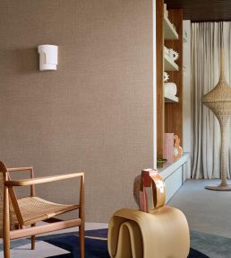 Lienzo Wallpaper by Casamance Latte