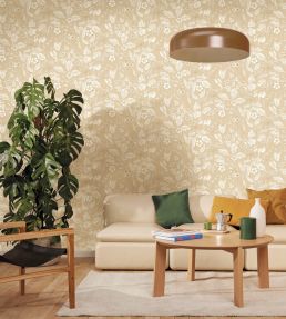 Lightness Wallpaper by Caselio Beige