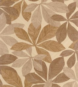 Lignaria Wallpaper by Caselio Beige Marron