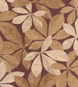 Lignaria Wallpaper by Caselio Bordeaux