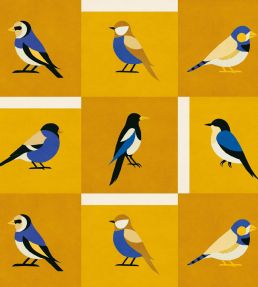 Like a Bird Wallpaper by Coordonne Golden