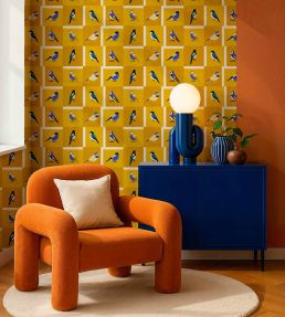 Like a Bird Wallpaper by Coordonne Golden