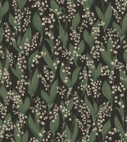 Liljekonvalj Wallpaper by Sandberg Charcoal
