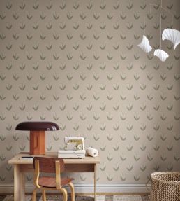 Lilly Wallpaper by Sandberg Blush