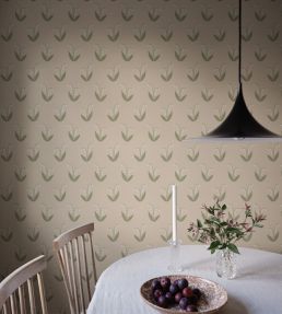 Lilly Wallpaper by Sandberg Blush
