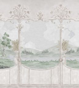 Limestone View Mural by Coordonne Summer