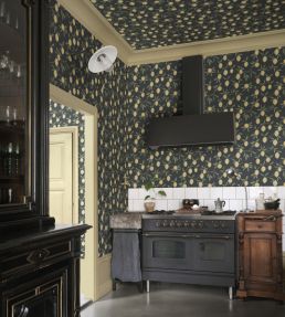 Limone Wallpaper by Sandberg Charcoal