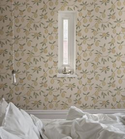 Limone Wallpaper by Sandberg Yellow