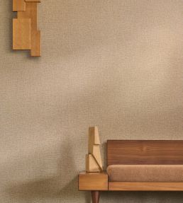 Lina Wallpaper by Casamance Tabac