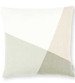 Linara Patchwork Cushion 50 x 50cm by Romo Khaki