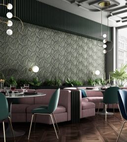 Tropical Leaf Wallpaper by Lincrusta Paintable